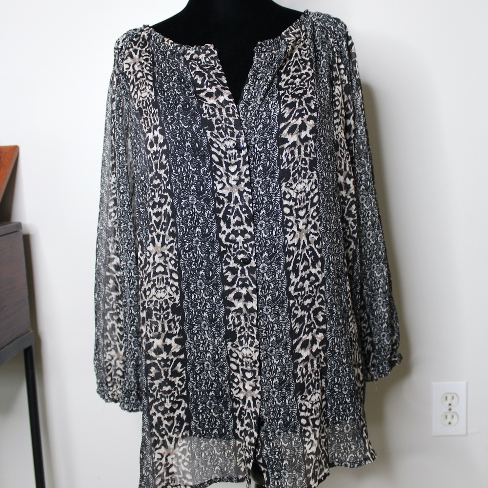 Kim Rogers Sheer Blouse